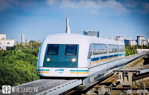 运行中的上海磁浮国产化列车,就是这张图片让我有了写整理发展史的