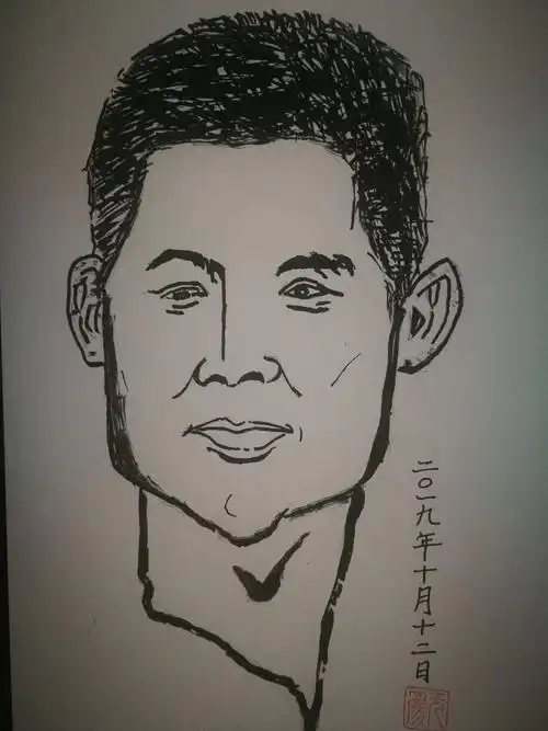 写美篇停了一年多,今年十月一日国庆节,我又开始学习钢笔画,我没有