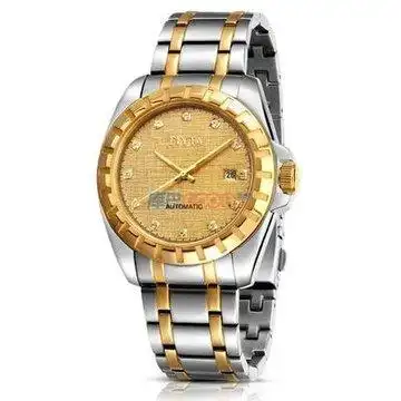 飞亚达fiyta经典款式男士金色机械手表gj066tgt