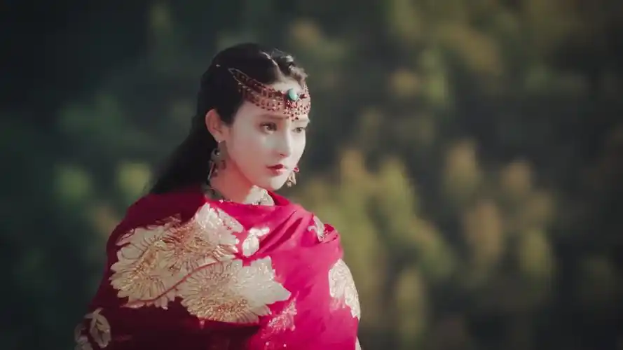 东宫一身红衣的小枫美得张扬夺目不容忽视