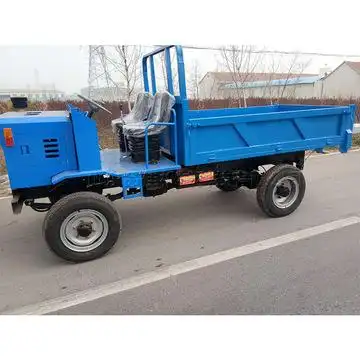 农用自卸式四轮运输车小型矿用翻斗式拉煤车四不像楼板自卸车