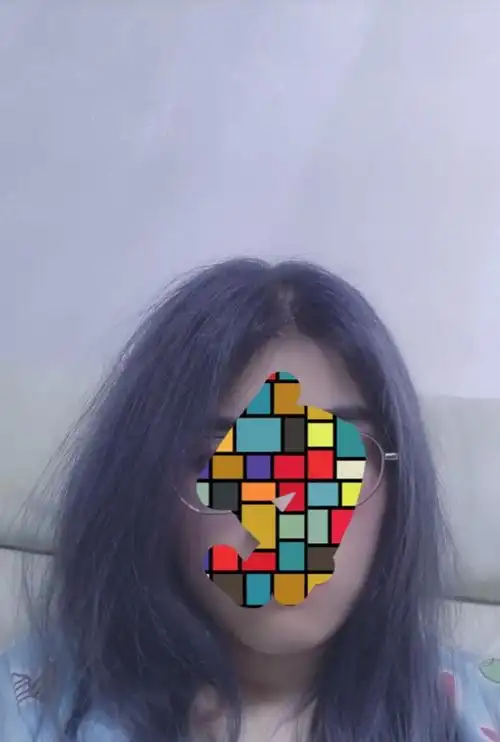 记录蓝灰色掉色过程