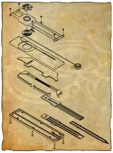 这图麻烦解释一下,想自己做一把袖剑