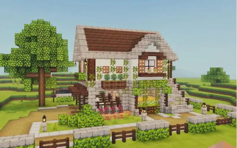 我的世界建筑记录#2 | 欧式小木屋 | 原创链接在简介