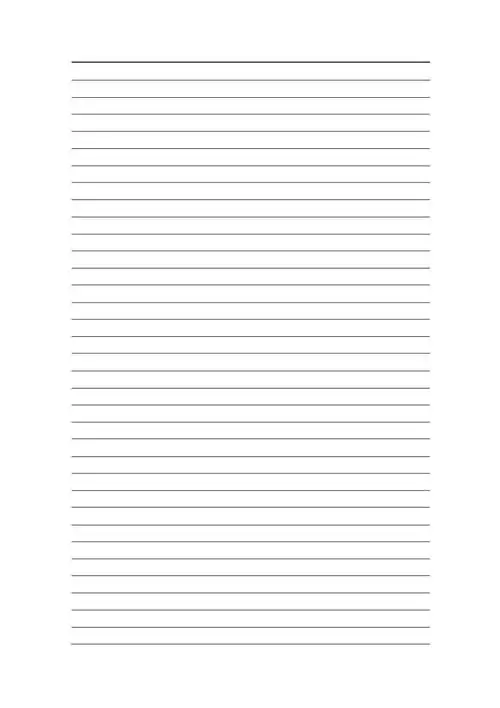 a4横线稿纸模板doc