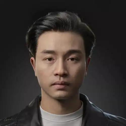 张国荣肖像数字还原