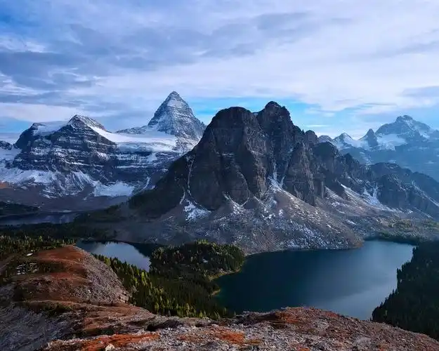 加拿大云彩森林天空雪湖-风景高清壁纸 - 1280x1024 壁纸 下载