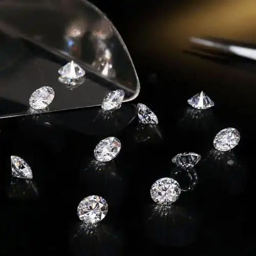 20份天然钻石vs足反裸石裸钻 正品南非天然钻镶嵌微镶钻石定制