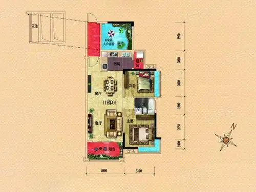 博罗县楼盘 罗阳楼盘 半山豪庭南                      户型图