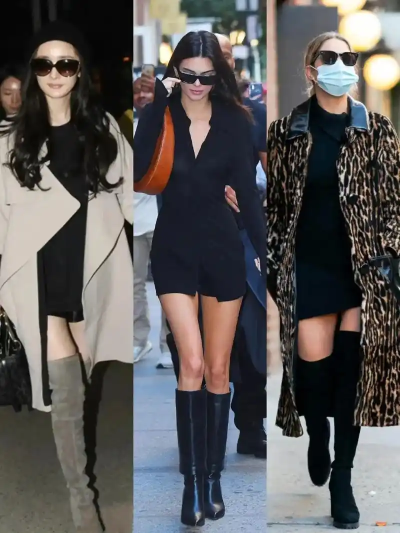 最全#过膝靴穿搭 合集!建议收藏7815|||总结了一下#长靴搭 - 抖音