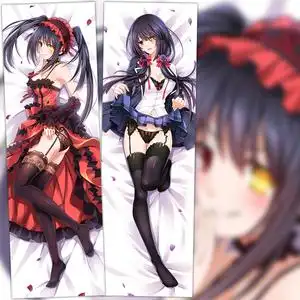 时崎狂三等身抱枕 约会大作战周边 二次元动漫靠枕定制包邮含枕芯