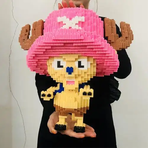 8627超大乔巴视频介绍_微小颗粒积木拼装玩具男孩兼容乐高成人3diy