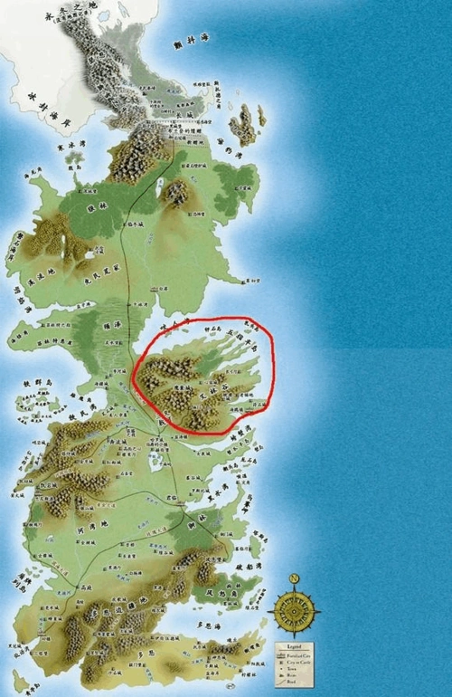 冰与火之歌七国简介(最全,最详细)  附各人物头像 七国之三---山谷