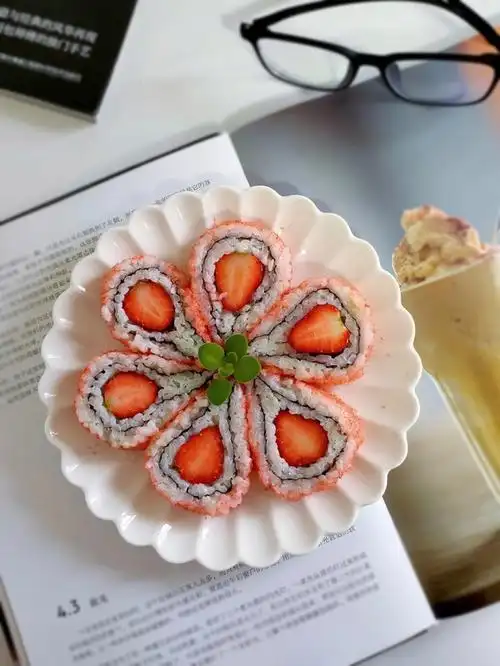 叶秋语做的春日限定樱花寿司