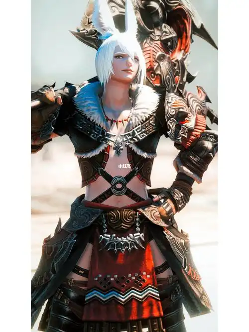 最终幻想14  #ff1489战士校服