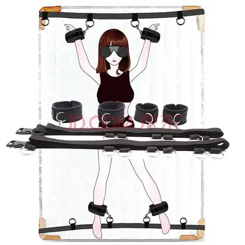 sm情趣用品男女用下体调教夫妻床上手脚铐束缚激情分腿捆绑绳成人合欢