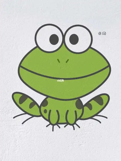 动物简笔画之可爱的小青蛙内附过程图