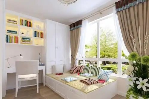 4平小卧室榻榻米简欧式装修效果图