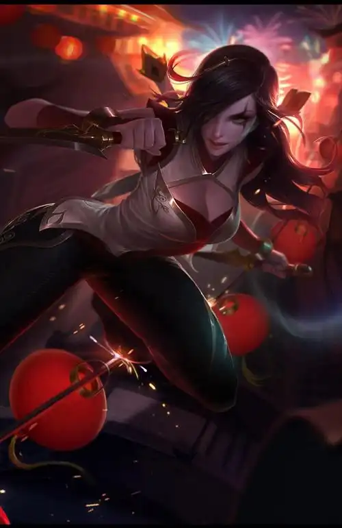 lol英雄联盟不祥之刃卡特琳娜闭月之颜皮肤4