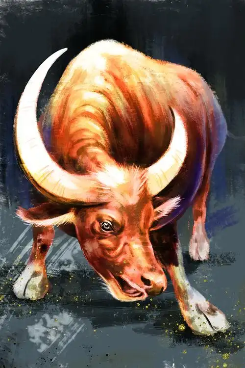 牛|插画|创作习作|梦本善_原创作品-站酷zcool