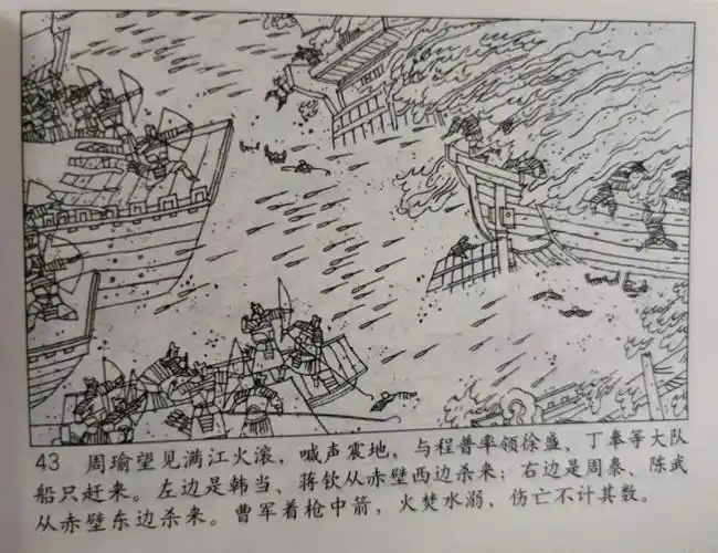 一天一本小人书丨火烧赤壁