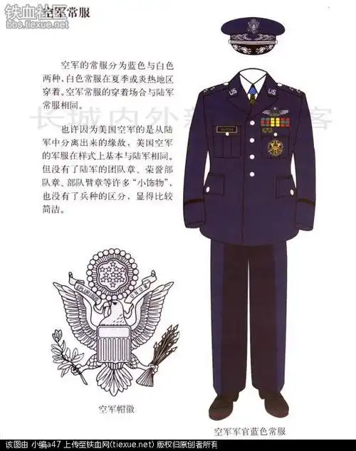 美国空军军服 跟中国比谁更漂亮