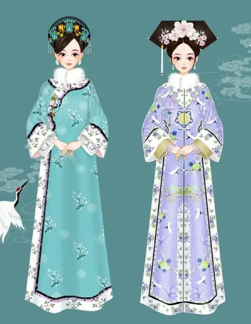 彩虹堂衣香鬓影换装小游戏古装清宫素材