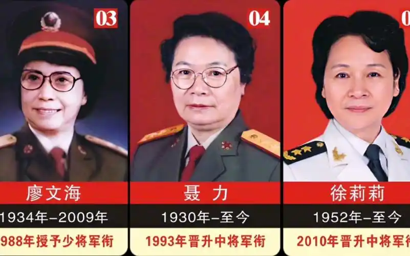 新中国十大最著名的女将军!开国女将军只有一位!您知道是谁吗?