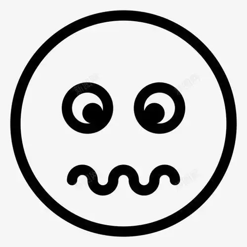 害怕表情图标创意素材