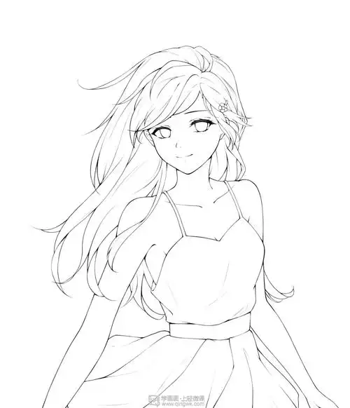 人物构图练习动漫插画构图提升训练