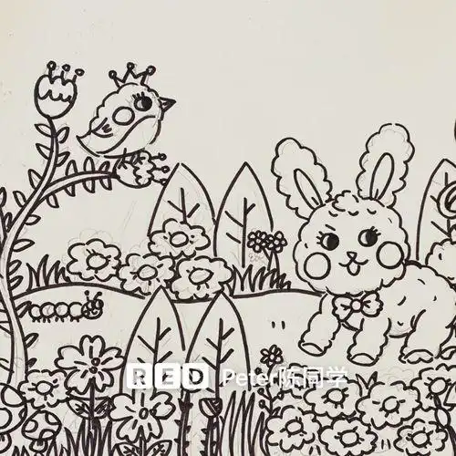 花园简笔画花园简笔画图片大全