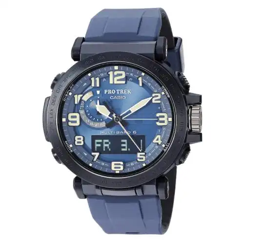 casio 卡西欧 pro trek系列 男士6局电波光动能手表 prw-6600y-2cr