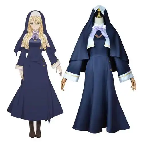 银乔黎新番原版动漫engagekiss契约之吻木更cos 修女服装 配饰 xxl