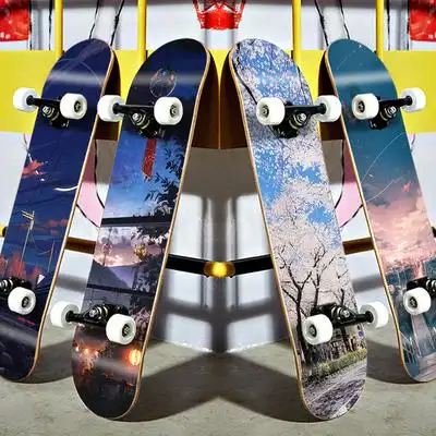 鱼板专业板滑板初学者成人男生女生大鱼板公路刷街代步