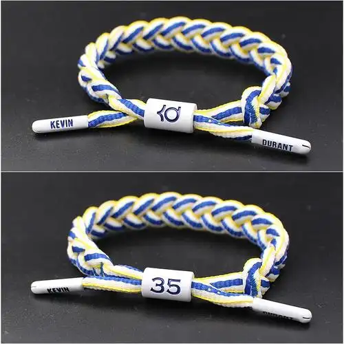 巧俪珠宝篮球手环编织手绳运动硅胶夜光男情侣学生库里科比欧文哈登