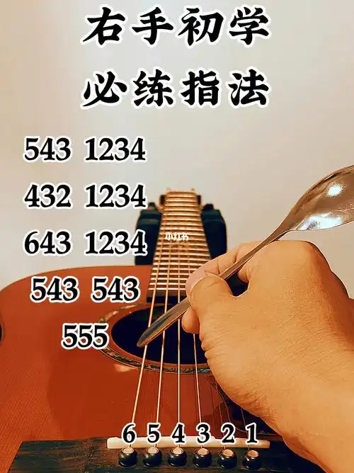 新手必练右手指法吉他教学