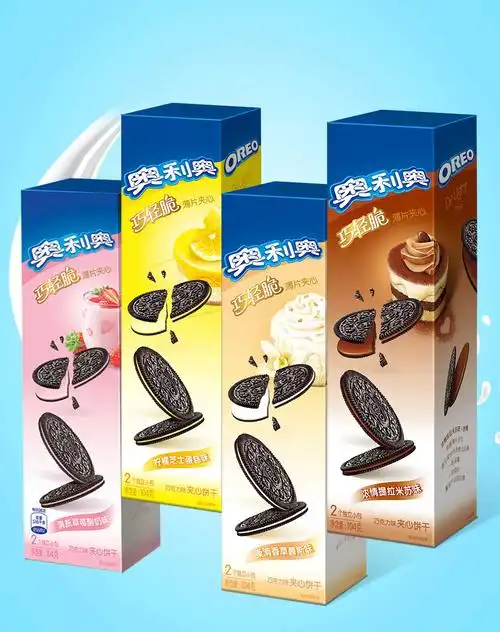 奥利奥巧轻脆薄片夹心四种口味416g