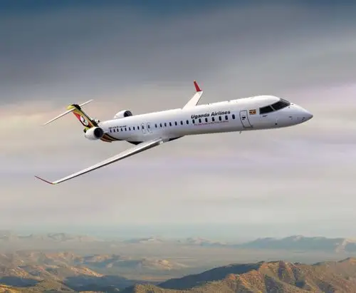 first crj900s for uganda airlines
