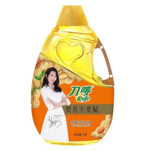 刀唛(knife)压榨花生油 香味浓郁  5l