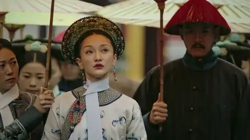 《如懿传》寒香见皇上一起入画,如懿雨中行走一声叹气太凄凉