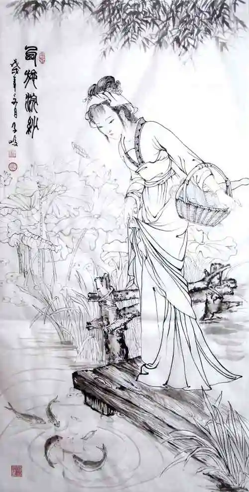 柳子峻西施浣纱