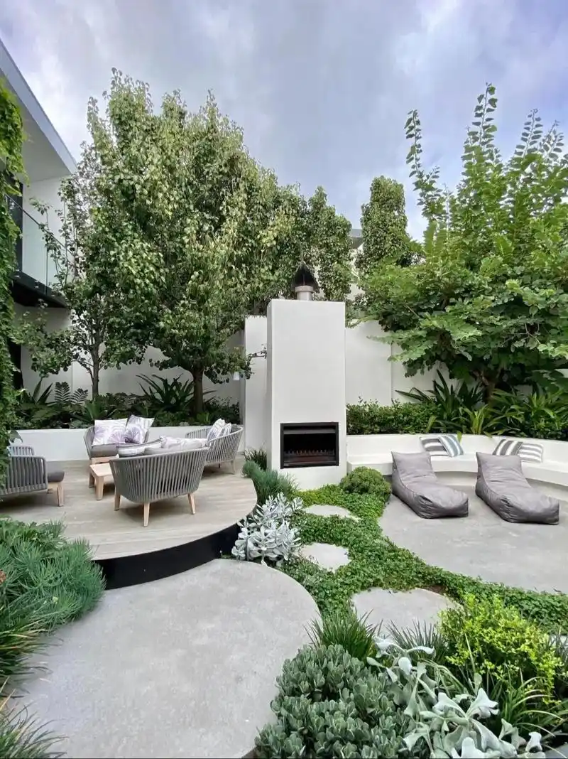 期待已久的简单而又舒适的院子|||#庭院设计[话题]# #别墅庭院[话题]