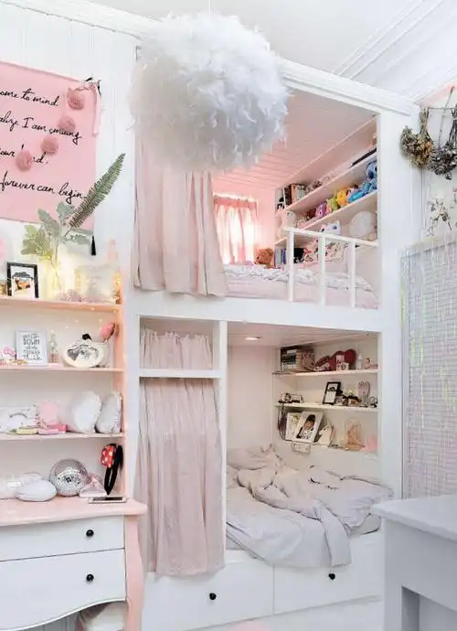 少女系|少女风格|卧室甜度一百分甜甜软软的软妹甜美风格|公主风