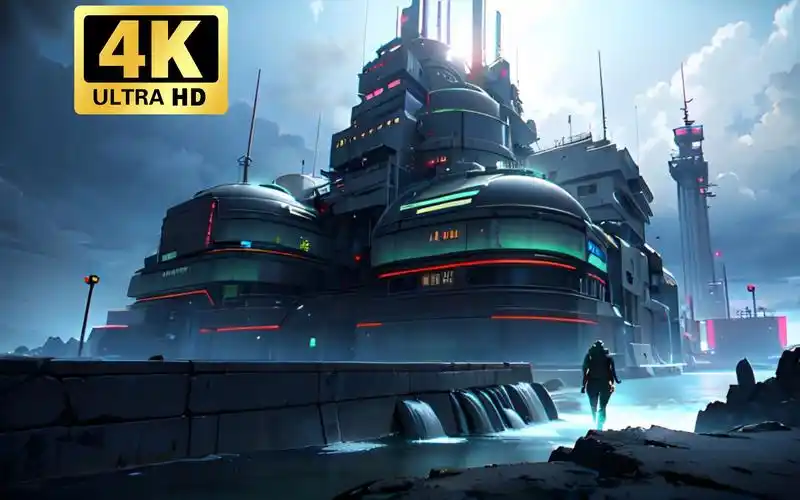 【ai到底有多能画?】赛博朋克2200-科幻未来建筑风景