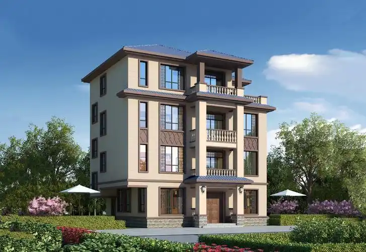 山西刘总的4层中式别墅