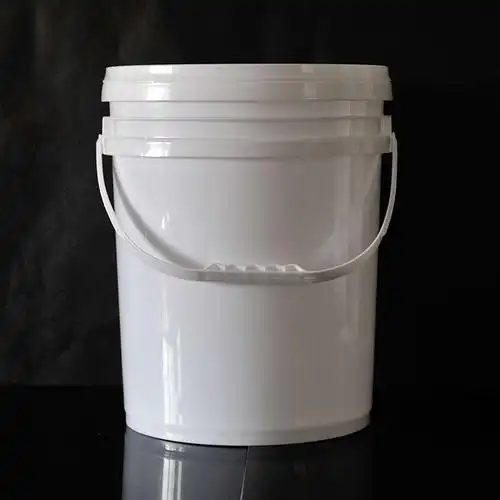 【白乳胶桶】厂家直销环保化工桶白乳胶涂料桶 20kg带盖圆形桶白色