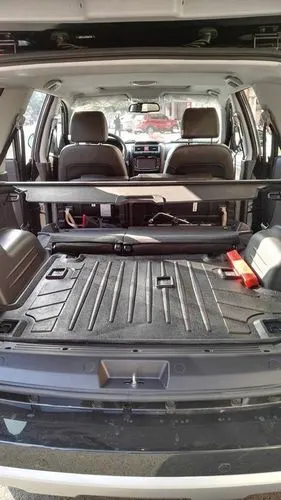 【图】经典版5后排座椅放倒效果_哈弗h5论坛_汽车之家论坛