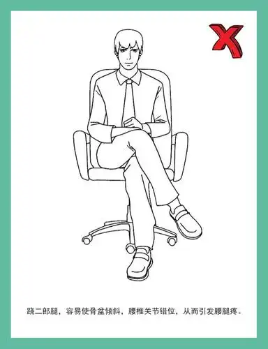 15.跷二郎腿,想说爱你脊柱不答应