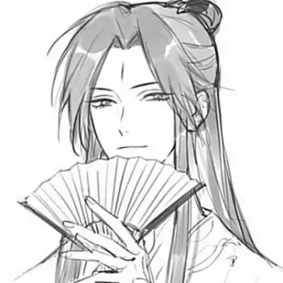 侠客头像男生古风黑白图片