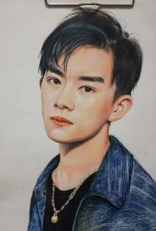 《易烊千玺》|纯艺术|彩铅|千树会一直画画画 - 原创作品 - 站酷